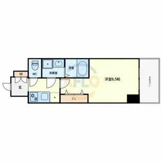 S-RESIDENCE堺blaze【8階】の間取り