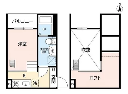 ALEX本陣(アレックス本陣)【2階】の間取り
