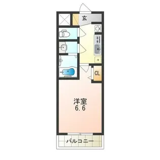 大阪府大阪市都島区高倉町1丁目【マンション】の間取り