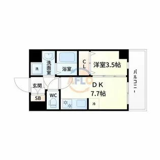 SOL ESTRADA【4階】の間取り