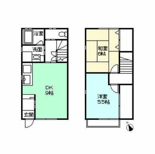ルミエール住吉【107号室】の間取り