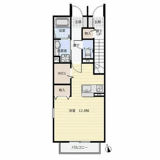 フィオーレ富士松【101号室】の間取り