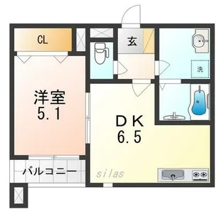Lino久宝寺【1階】の間取り