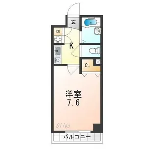 グランデ御池【3階】の間取り