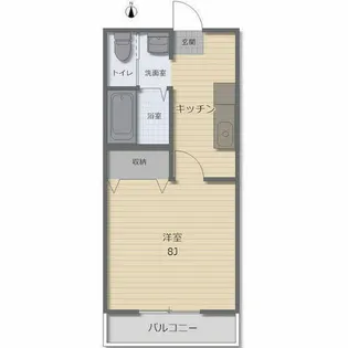 ナンエイ【203号室】の間取り