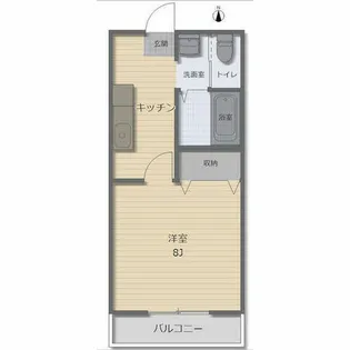ナンエイ【205号室】の間取り
