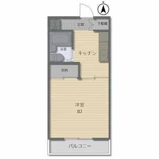 グリーンヒル南永I【105号室】の間取り