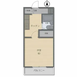 グリーンヒル南永I【103号室】の間取り