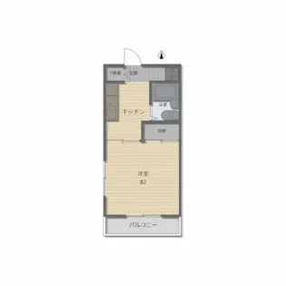 グリーンヒル南永I【106号室】の間取り