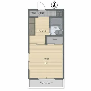 グリーンヒル南永I【106号室】の間取り