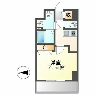 エスリード大須デュオ【204号室】の間取り