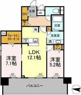 L’ENVOL MEIEKI【9階】の間取り