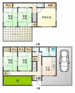 兵庫県神戸市垂水区霞ケ丘2丁目【一戸建】の間取り