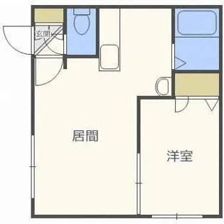 フォーチュネイトフィールド【2階】の間取り