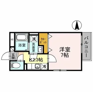 トレーデ【3階】の間取り