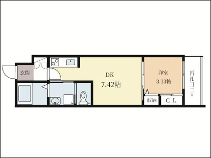 Green Garden【3階】の間取り