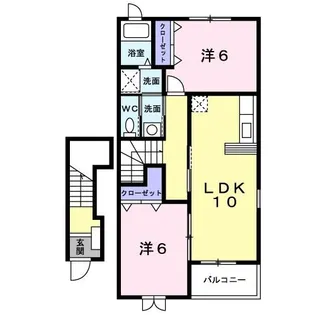 アロサール【2階】の間取り