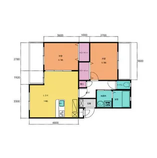 レ・セーナ岡崎【402号室】の間取り