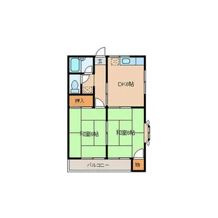 メモリー吉塚【101号室】の間取り