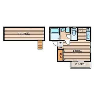 フォーライフ吉塚【102号室】の間取り