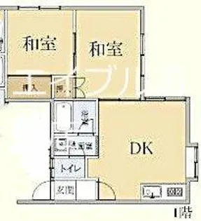 スクエア【101号室】の間取り