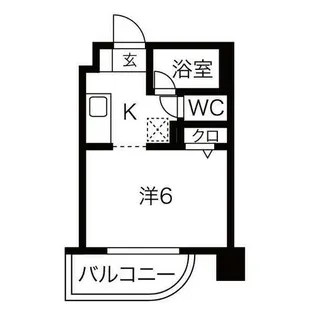 ヒューマンプラザ北大前【405号室】の間取り