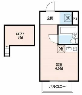 リード欠町【102号室】の間取り
