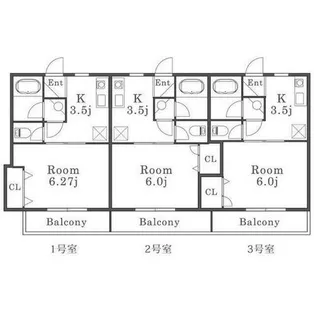 グランハーブ【103号室】の間取り
