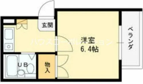 リビエラ武庫川【1階】の間取り