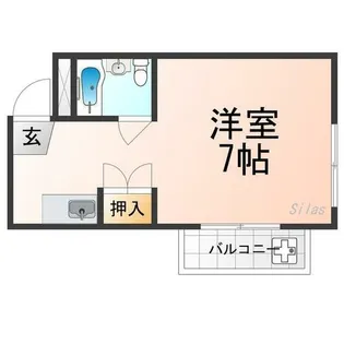 八瀬グリーンハイム【2階】の間取り