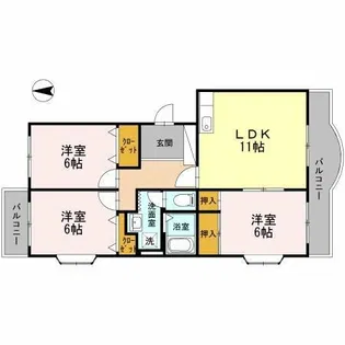 葵マンション【1階】の間取り