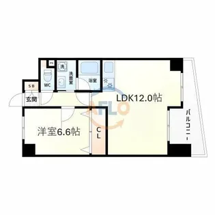 シティレジデンス福島X【5階】の間取り
