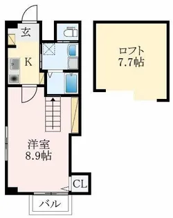 エヌエムスワサントセットウエスト【4階】の間取り