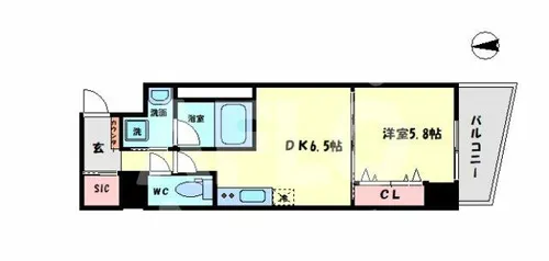 ベルフォーレ イガ【3階】の間取り