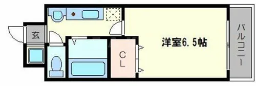 YAHATA西長堀【9階】の間取り