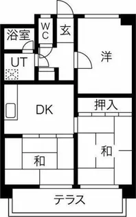 暁タウン【4-3号室】の間取り