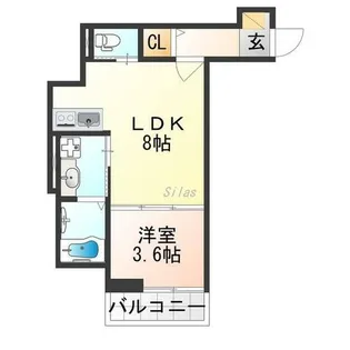 F asecia Phaon【2階】の間取り