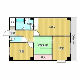 玉木ビル平田台【3階】の間取り