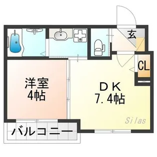 F asecia Phaon【3階】の間取り