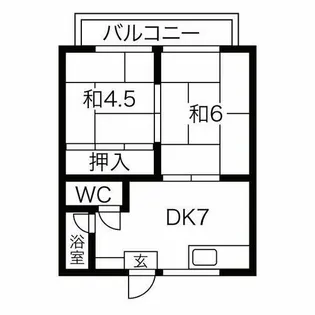 愛知県小牧市大字河内屋新田【アパート】の間取り