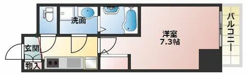S-RESIDENCE新大阪WEST【6階】の間取り
