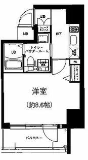 MSR梅田EAST【4階】の間取り