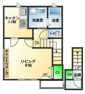 アイリスパレス【2階】の間取り