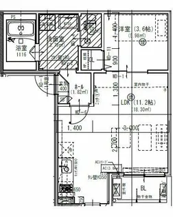 Jack higashinakajimaⅠ【3階】の間取り