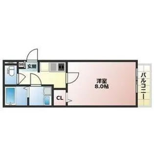 プランドール飾磨【3階】の間取り