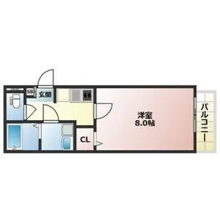 プランドール飾磨【3階】の間取り