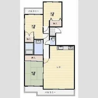 ヴィラ小鷹野【3階】の間取り