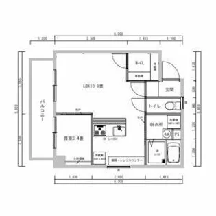 アーバンポイント富士見【9階】の間取り