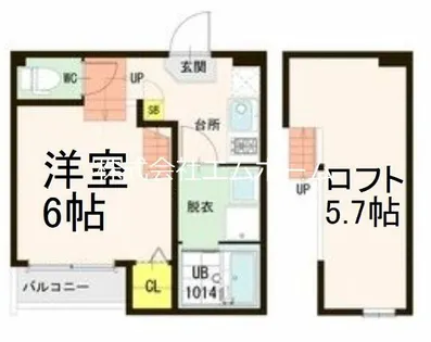 ベルフォーレ【1階】の間取り
