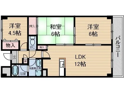 アンフィニィ真砂【3階】の間取り